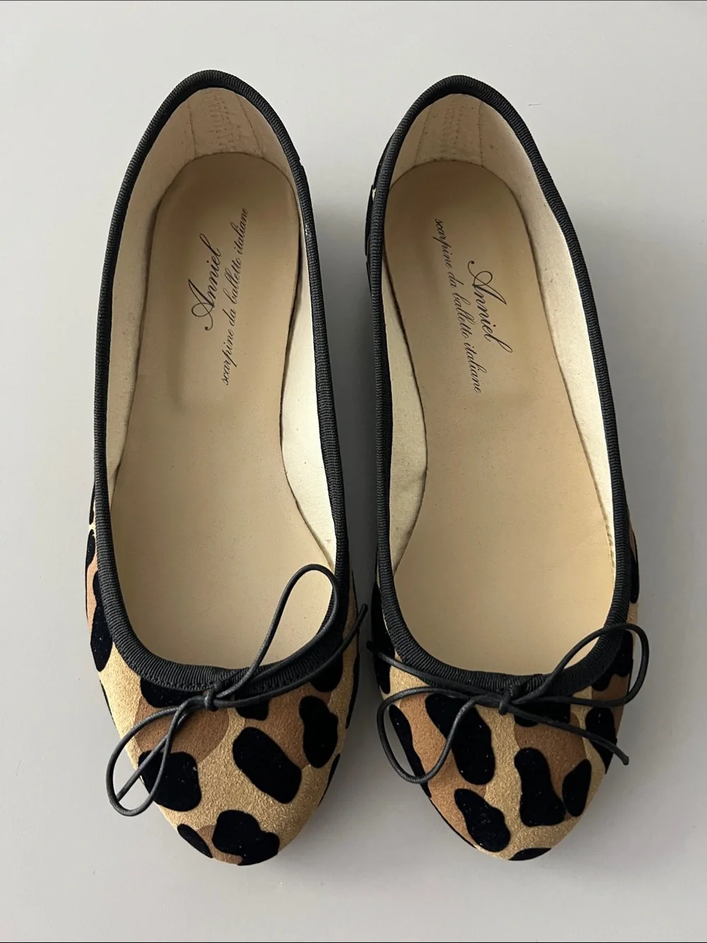 New Anniel Leopard Classic Ballerina Flats Size 35